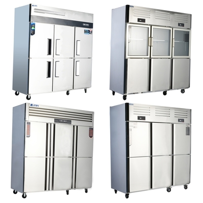 내구성 스테인리스 스틸 220V-240V/110V/60HZ를 가진 상업용 부엌 냉장고