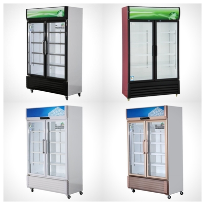 220V-240V/50HZ 60HZ 110V/60HZ 디스플레이 냉장고 2개의 문