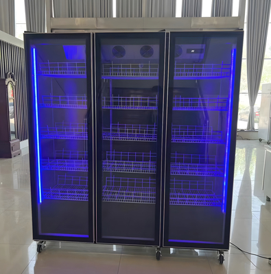 LED 조명으로 단일 온도 용량 또는 맞춤 와인 디스플레이 냉장고