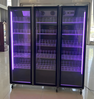 LED 조명으로 단일 온도 용량 또는 맞춤 와인 디스플레이 냉장고