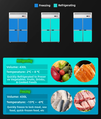 110V/60HZ 4개의 문 중용 냉장고 상형 냉장고 냉장고 냉장고 냉장고